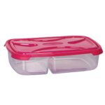 Φαγητοδοχείο Fresco Ορθογώνιο 2 Θέσεων 0,5lt+0,3lt