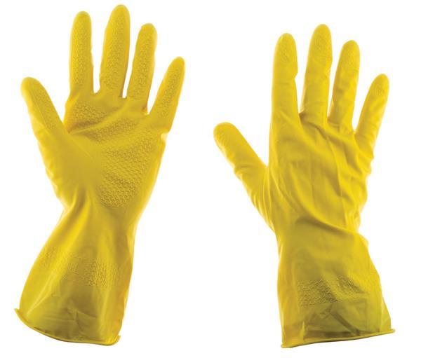 010 Γάντια Γενικής Χρήσης Κίτρινα Με Επένδυση X-Large - Εικόνα 1
