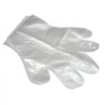 Large Clear Polyethylene Gloves (100 pcs)