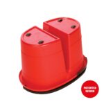 Κουβάς  Σφουγγαρίσματος 2 Θέσεων Με Ρόδες 16Lt - Εικόνα 2