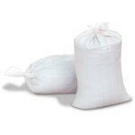 White PP Hemmed Sack 55x105cm - Image 2