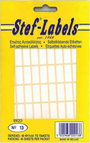 Self-adhesive Labels 19x23mm N13