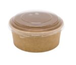 ROUND KRAFT FOOD CONTAINER 1300CC - Image 2