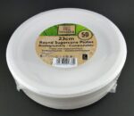 Πιάτο Από Ζαχαροκάλαμο ΒΙΟ 23cm 50τμχ - Εικόνα 2