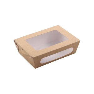 Kraft Food Container 500ml, 50 pcs