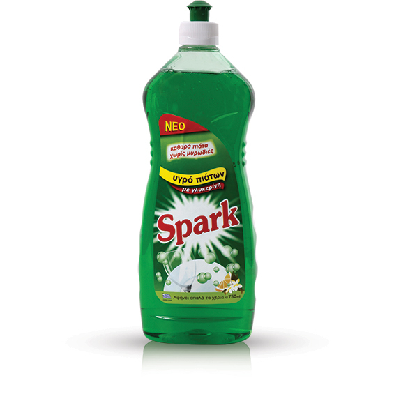 750 Υγρό Πιάτων Spark Λεμόνι 750ml - Εικόνα 1