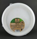 Πιάτο Από Ζαχαροκάλαμο ΒΙΟ 26cm 50τμχ