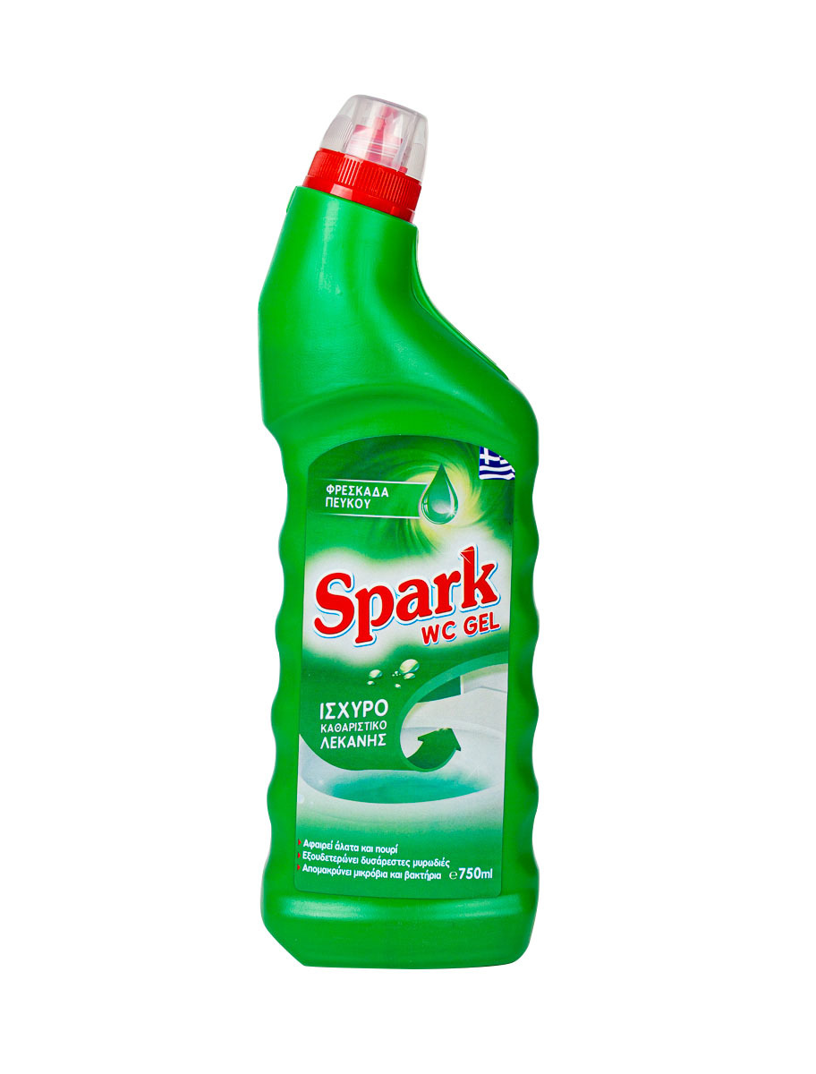 spark_prasino_gia_wc_1 Παπί WC Spark Πεύκο 750ml - Εικόνα 1