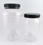 Δοχείο 2Lt Στρογγυλό Διάφανο Με Πράσινο Καπάκι - Εικόνα 2