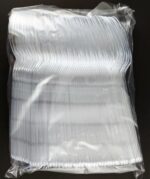 Premium Reusable Clear Soup Spoon, 100 pcs. - Image 2