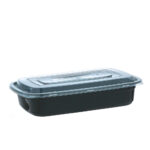 Σκεύος ΜW American Style Μαύρο 1250cc Με Καπάκι 50τεμ